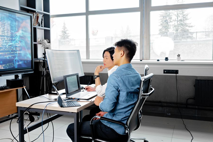 developers collaborating