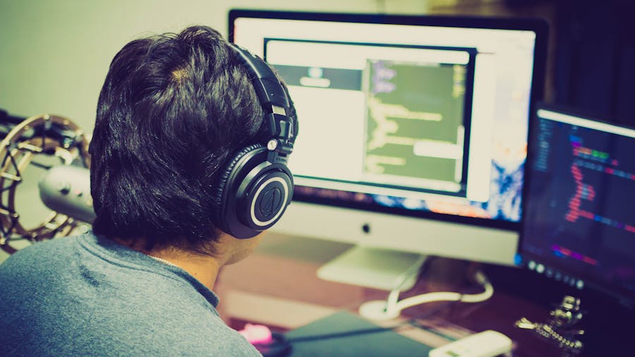 programmer working screen
