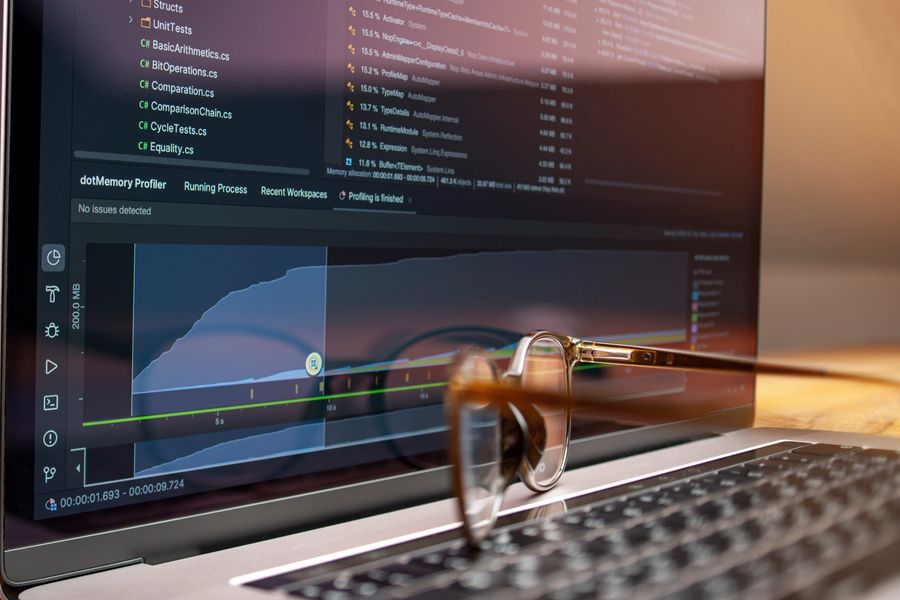 visual code interface