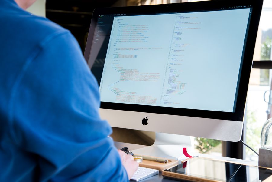 programmer working screen
