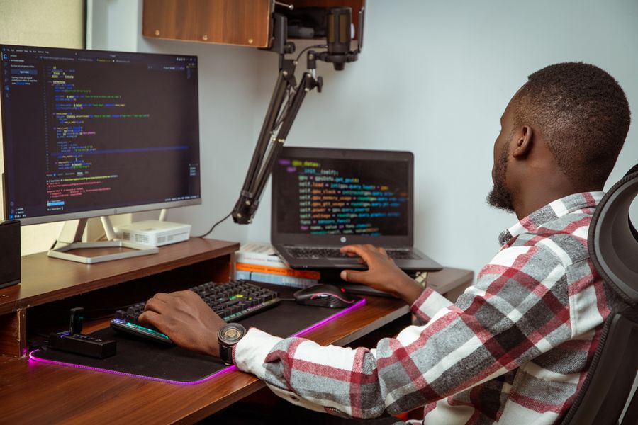 software engineer desk