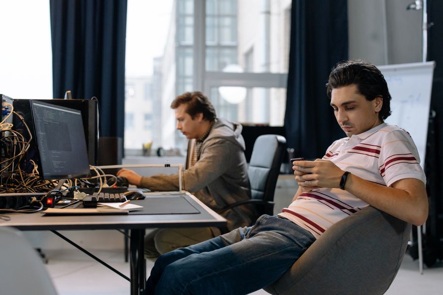 developers collaborating