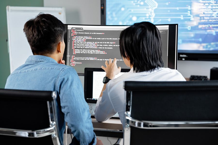 developers collaborating