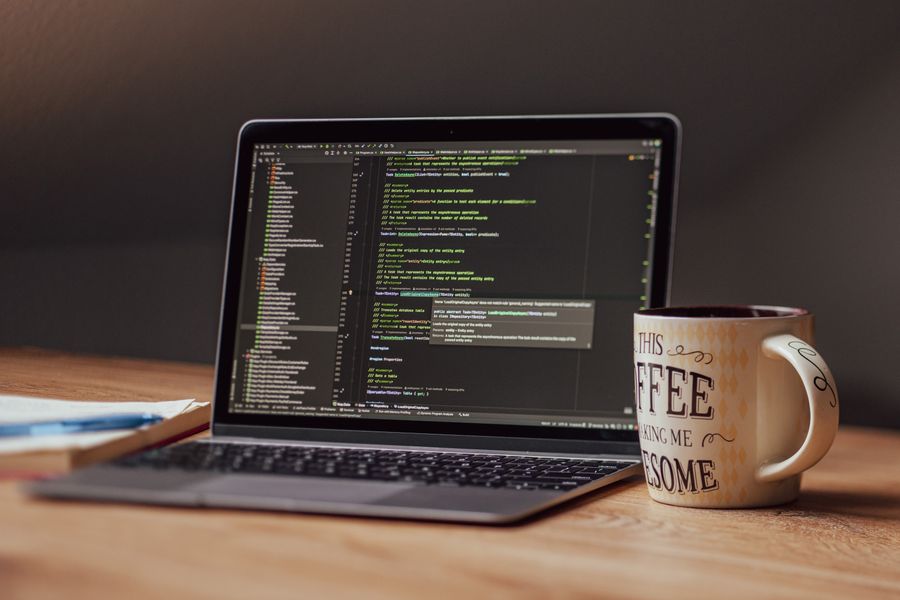 coding on computer