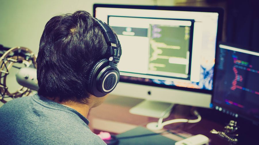 programmer working screen
