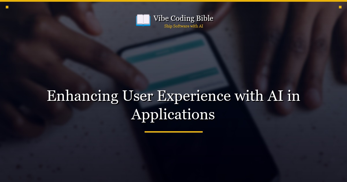 Enhancing User Experience with AI in Applications