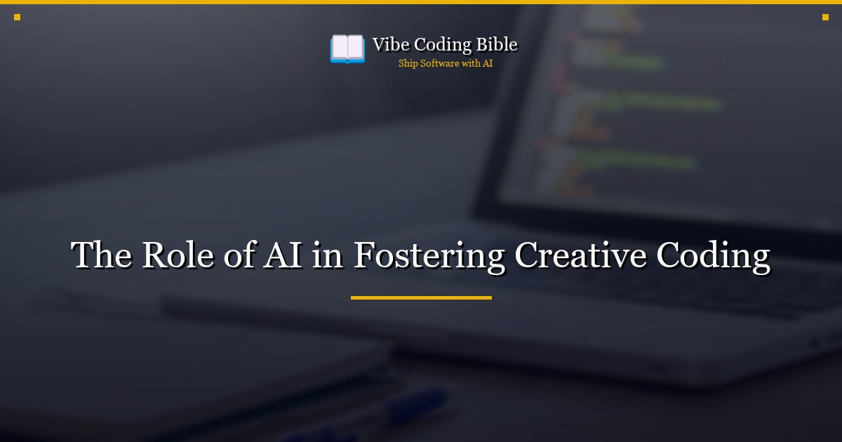 The Role of AI in Fostering Creative Coding