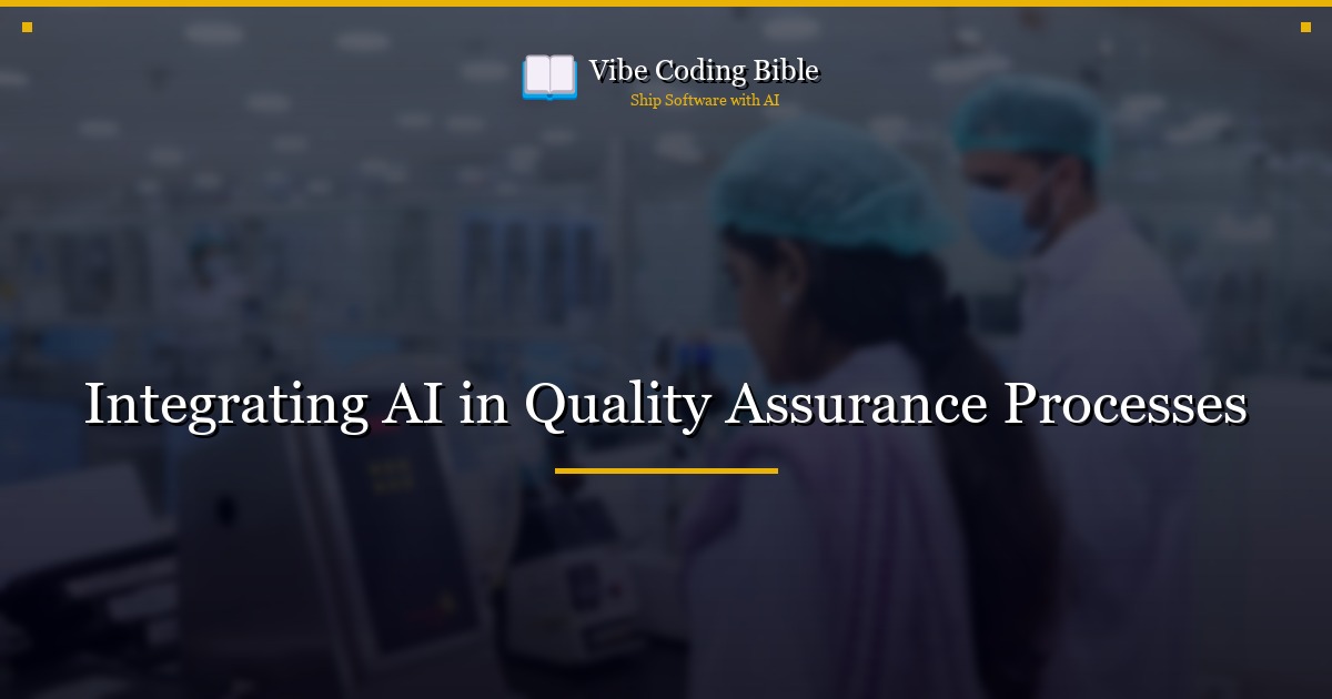 Integrating AI in Quality Assurance Processes