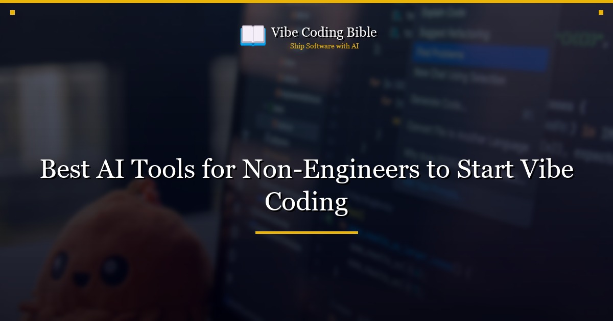 Best AI Tools for Non-Engineers to Start Vibe Coding
