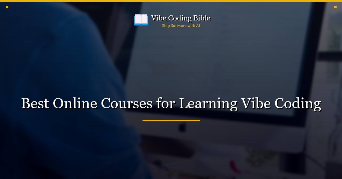 Best Online Courses for Learning Vibe Coding