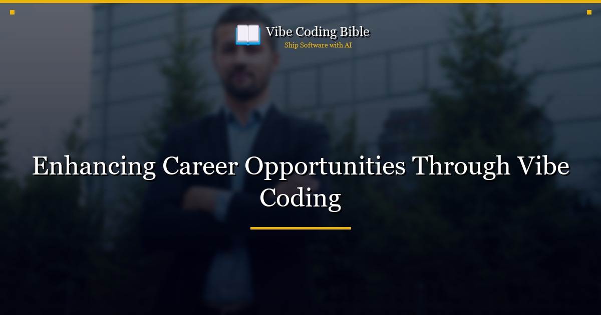 Enhancing Career Opportunities Through Vibe Coding