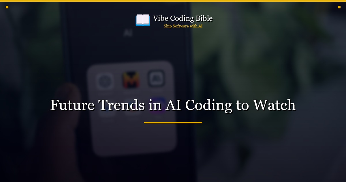 Future Trends in AI Coding to Watch