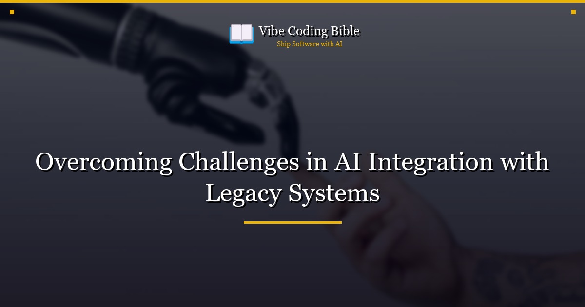 Overcoming Challenges in AI Integration with Legacy Systems